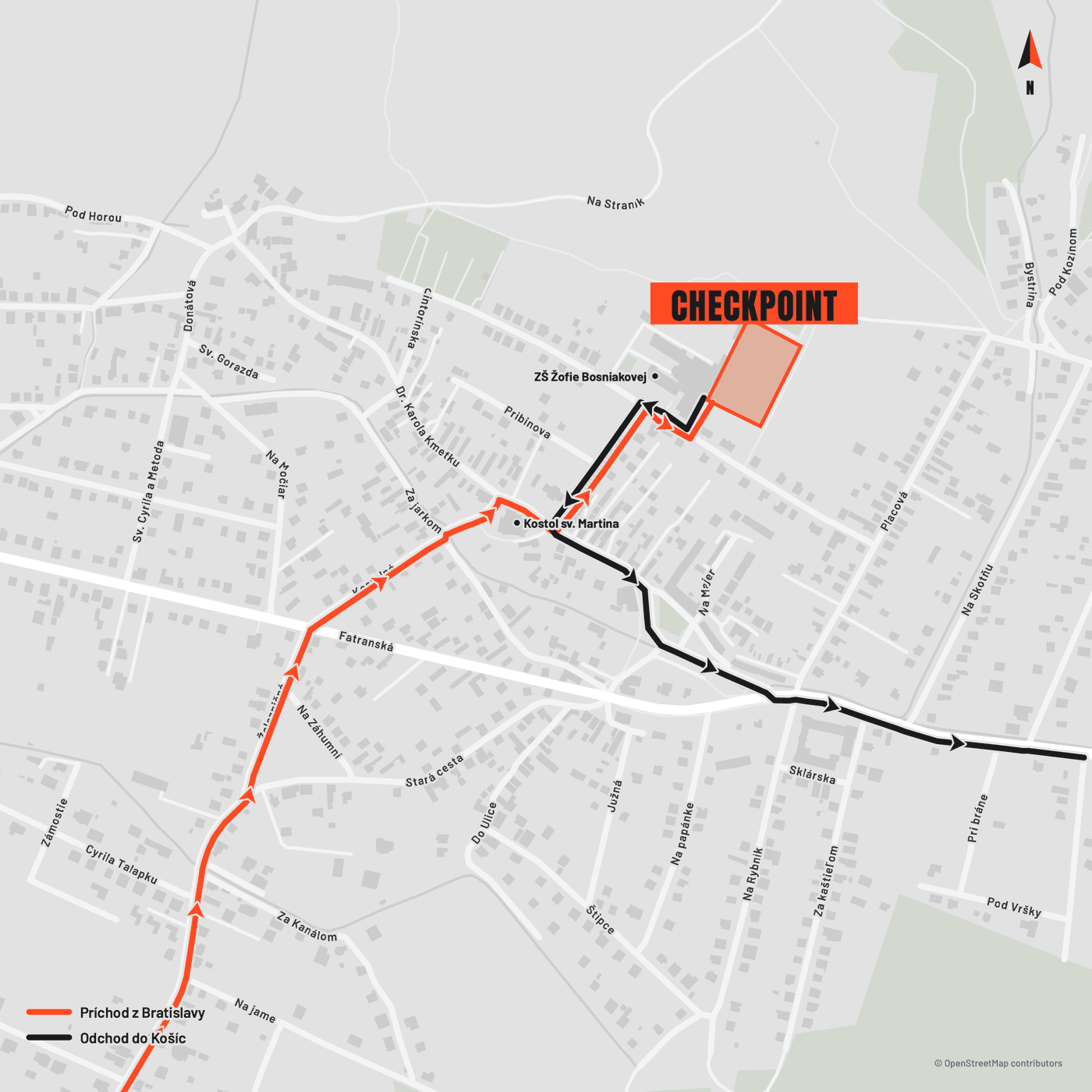 MEDZIZASTÁVKA · TEPLIČKA NAD VÁHOM — PRÍCHOD Z BRATISLAVY / ODCHOD DO KOŠÍC